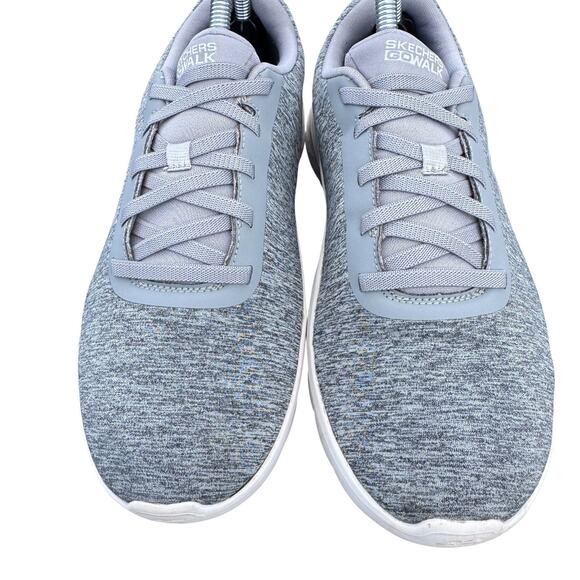 Skechers GO WALK Running Sneakers Shoes Womens 9.5 Gray Low Top Slip On 124959W - Picture 5 of 11